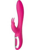 Load image into Gallery viewer, Nu Sensuelle Giselle Rechargeable Silicone G-Spot and Rabbit Vibrator - Magenta/Pink
