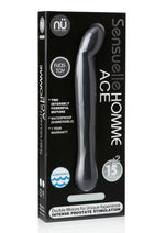 Load image into Gallery viewer, Nu Sensuelle Homme Ace Rechargeable Silicone Prostate Massager - Black
