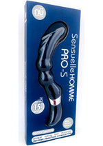 Load image into Gallery viewer, Nu Sensuelle Homme Pro-S Rechargeable Silicone Prostate Massager - Blue/Navy Blue
