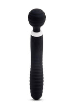 Load image into Gallery viewer, Nu Sensuelle Lolly Nubii Flexible Rechargeable Silicone Wand - Black/White
