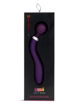 Load image into Gallery viewer, Nu Sensuelle Lolly Nubii Flexible Rechargeable Silicone Wand - Purple/White
