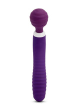 Load image into Gallery viewer, Nu Sensuelle Lolly Nubii Flexible Rechargeable Silicone Wand - Purple/White
