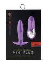 Load image into Gallery viewer, Nu Sensuelle Remote Control Mini-Plug Rechargeable Silicone Vibrating Plug - Purple
