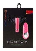 Load image into Gallery viewer, Nu Sensuelle Pleasure Panty Vibe Rechargeable Silicone Remote and Bullet - Pink
