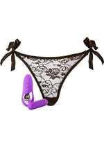 Load image into Gallery viewer, Nu Sensuelle Pleasure Panty Vibe Rechargeable Silicone Remote and Bullet - Purple
