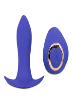 Load image into Gallery viewer, Nu Sensuelle Power Plug Rechargeable Silicone Vibrating Butt Plug - Purple/Ultra Violet
