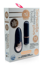 Load image into Gallery viewer, Nu Sensuelle Wireless Bullet Plus with Remote Control Rechargeable Silicone - Blue/Navy Blue
