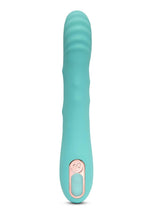 Load image into Gallery viewer, Nu Sensuelle Roxii Rechargeable Silicone Wand with Roller Motion - Blue/Electric Blue