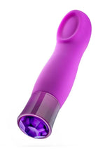 Load image into Gallery viewer, Oh My Gem Charm Rechargeable Silicone Vibrator - Amethyst