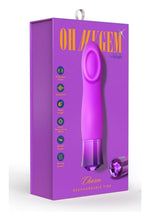 Load image into Gallery viewer, Oh My Gem Charm Rechargeable Silicone Vibrator - Amethyst - Purple