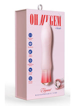 Load image into Gallery viewer, Oh My Gem Elegant Rechargeable Silicone Vibrator - Morganite - Pink