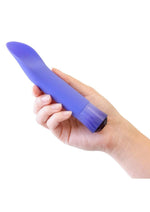 Load image into Gallery viewer, Oh My Gem Enrapture Rechargeable Silicone G-Spot Vibrator - Tanzanite
