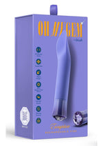 Load image into Gallery viewer, Oh My Gem Enrapture Rechargeable Silicone G-Spot Vibrator - Tanzanite - Blue
