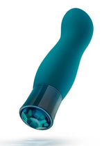 Load image into Gallery viewer, Oh My Gem Fierce Rechargeable Silicone Vibrator - Blue Topaz
