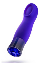 Load image into Gallery viewer, Oh My Gem Mystery Rechargeable Silicone G-Spot Vibrator - Blue/Sapphire
