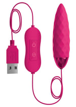 Load image into Gallery viewer, Omg! Bullets #Fun USB-Powered Silicone Vibrating Bullet - Pink