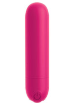 Load image into Gallery viewer, Omg! Bullets #Play Rechargeable Silicone Vibrating Bullet - Fuchsia