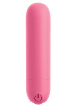 Load image into Gallery viewer, Omg! Bullets #Play Rechargeable Silicone Vibrating Bullet - Pink