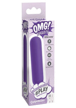 Load image into Gallery viewer, Omg! Bullets #Play Rechargeable Silicone Vibrating Bullet - Purple