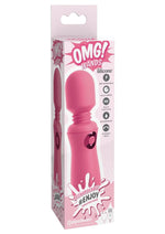 Load image into Gallery viewer, Omg! Wands #Enjoy Rechargeable Silicone Vibrating Massager - Pink