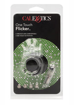 Load image into Gallery viewer, One Touch Flicker Vibrating Cock Ring - Clear
