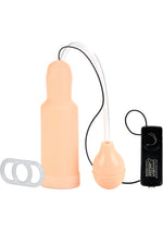 Load image into Gallery viewer, Optimum Series Executive Oro Simulator Vibrating Masturbator and Pumo - Ivory/Vanilla
