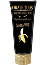 Load image into Gallery viewer, Oralicious Ultimate Oral Sex Cream 2oz - Banana Split

