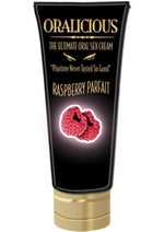Load image into Gallery viewer, Oralicious Ultimate Oral Sex Cream 2oz - Raspberry Parfait
