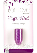 Load image into Gallery viewer, Oralove Mini Vibrating Finger Friend - Purple
