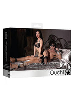 Load image into Gallery viewer, Ouch! Bed Post Bindings Restraining Kit - Black
