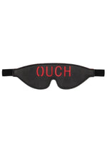 Load image into Gallery viewer, Ouch! Bonded Leather Eye-Mask - Black/Red
