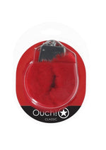 Load image into Gallery viewer, Ouch! Classic Fluffy Handcuffs - Red

