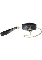 Load image into Gallery viewer, Ouch! Florence Collection Collar with Leash - Black
