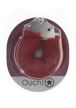 Load image into Gallery viewer, Ouch! Heavy-Duty Fluffy Handcuffs - Burgundy
