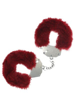 Load image into Gallery viewer, Ouch! Heavy-Duty Fluffy Handcuffs - Burgundy
