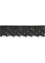 Load image into Gallery viewer, Ouch! Lace Mask with Elastic Straps - Black
