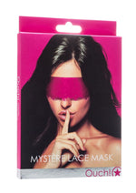 Load image into Gallery viewer, Ouch! Mystere Lace Mask - Pink
