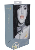 Load image into Gallery viewer, Ouch! Paris Collection Collar with Leash - Black
