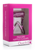 Load image into Gallery viewer, Ouch! Pincers Nipple Clamps - Pink
