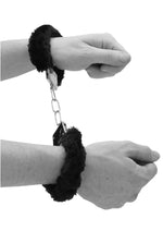 Load image into Gallery viewer, Ouch! Pleasure Furry Hand Cuffs with Quick Release Button
