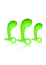 Load image into Gallery viewer, Ouch! Prostate Kit - Glow In The Dark/Green - 3pc
