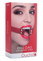 Load image into Gallery viewer, Ouch! Ring Gag - Red
