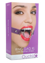 Load image into Gallery viewer, Ouch! Ring Gag XL - Purple
