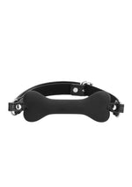 Load image into Gallery viewer, Ouch! Silicone Bone Gag with Adjustable Bonded Leather Straps - Black
