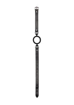 Load image into Gallery viewer, Ouch! Silicone Ring Gag with Adjustable Bonded Leather Straps
