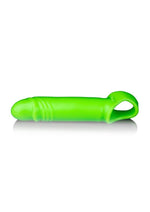 Load image into Gallery viewer, Ouch! Smooth Strechy Penis Sleeve - Glow In The Dark/Green
