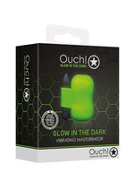 Load image into Gallery viewer, Ouch Vibrating Masturbator - Black/Glow In The Dark/Green