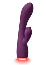 Load image into Gallery viewer, OVO Beacon Rechargeable Silicone Dual Stim Vibrator - Purple
