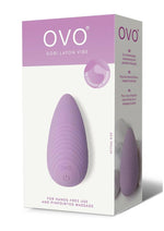 Load image into Gallery viewer, OVO Earth Gobi Rechargeable Silicone Layon Vibrator - Purple
