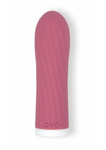Load image into Gallery viewer, OVO Earth Sahara Rechargeable Silicone Lipstick Vibrator - Red
